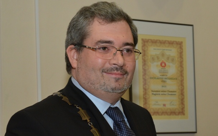 Chomutovský primátor pro volební období 2014 - 2018 Daniel Černý. Foto: Stanislav Král daniel23