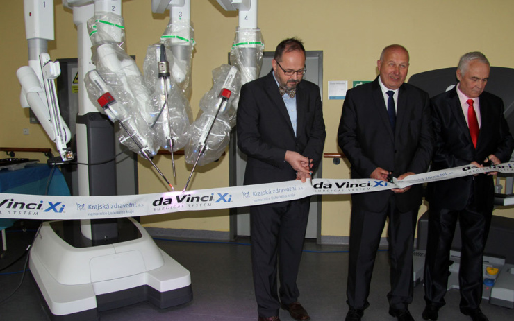 Oficiální představení nového robotického systému. Foto: KZ Oficiální představení nového robotického systému. Foto: KZ