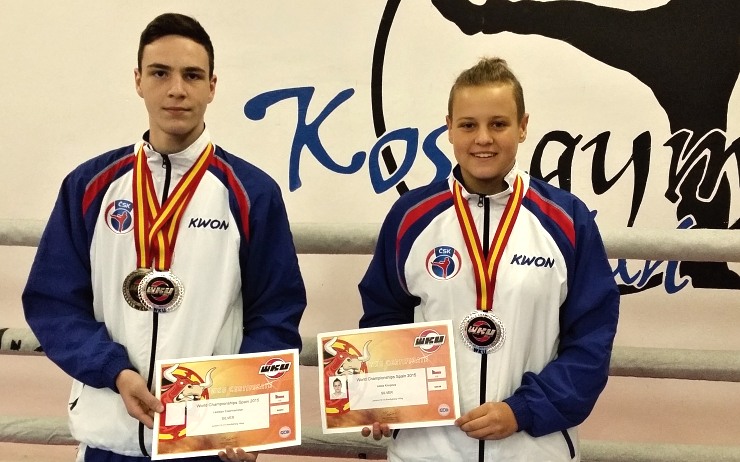Ladislav Eisenhammer a Adéla Knopová. Foto: SK Kosagym Kadaň Ladislav Eisenhammer a Adéla Knopová. Foto: SK Kosagym Kadaň