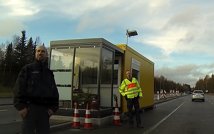 Hraniční kontroly. Foto: Oldřich Hájek