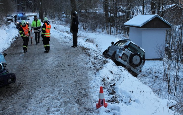 Nehoda u Stráže nad Ohří. Foto: Policie ČR