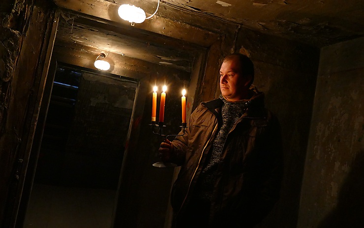 Jan Oborník startuje v Chomutově novou únikovou hru s hororovým laděním. Foto: Oldřich Hájek Jan Oborník startuje v Chomutově novou únikovou hru s hororovým laděním. Foto: Oldřich Hájek