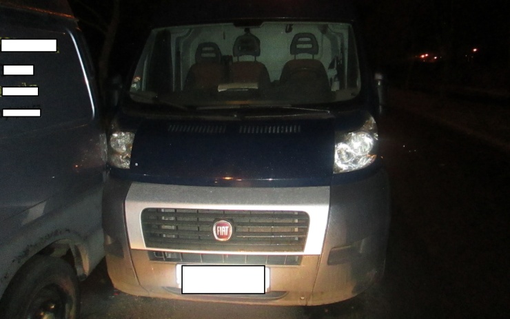 Havarované dodávky v Chomutově. Foto: MP Chomutov