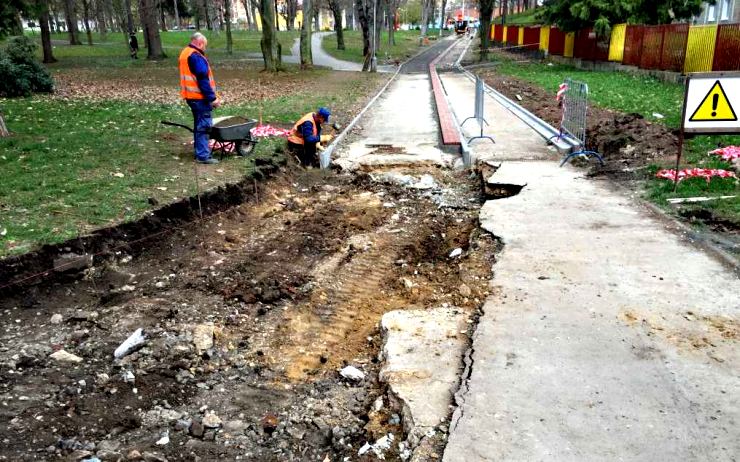 Cyklostezka park Smetanovy sady. Foto: archiv radnice