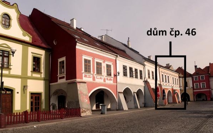 Místo, kde bude pamětní deska. Zdroj: kultura-kadan.cz