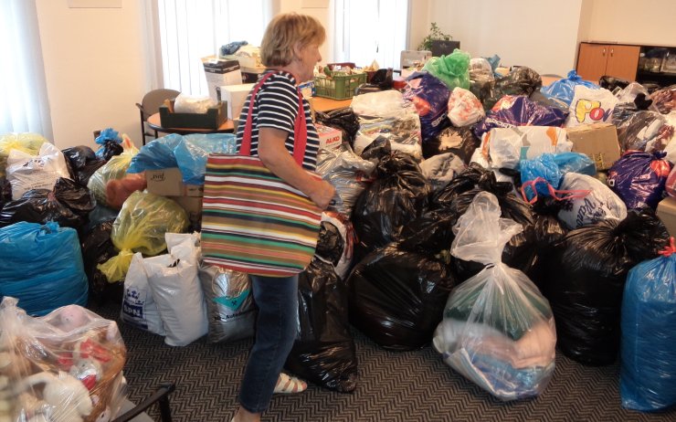 Obyvatelé byli opravdu velmi štědří. Foto: MÚ Klášterec nad Ohří Obyvatelé byli opravdu velmi štědří. Foto: MÚ Klášterec nad Ohří