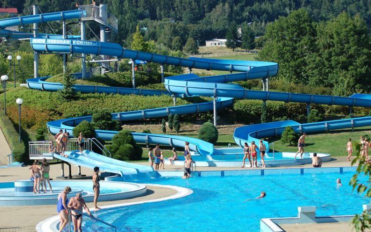 Klášterecký aquapark. Foto: web aquaparku Klášterecký aquapark. Foto: web aquaparku