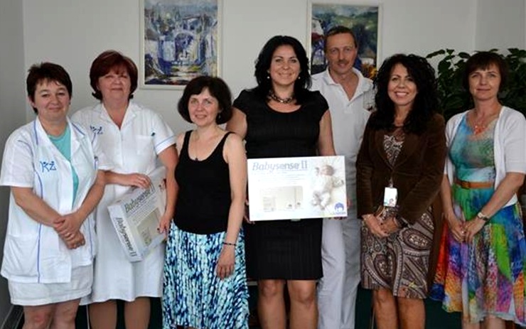 Slavnostní předání monitorů dechu v chomutovské nemocnici. Foto: Krajská zdravotní Slavnostní předání monitorů dechu v chomutovské nemocnici. Foto: Krajská zdravotní