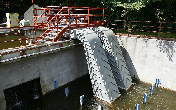 Dvojice vírových turbín, český vynález. Foto: Oldřich Hájek Dvojice vírových turbín, český vynález. Foto: Oldřich Hájek
