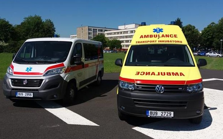 Nové sanitky. Ilustrační foto: Krajská zdravotní