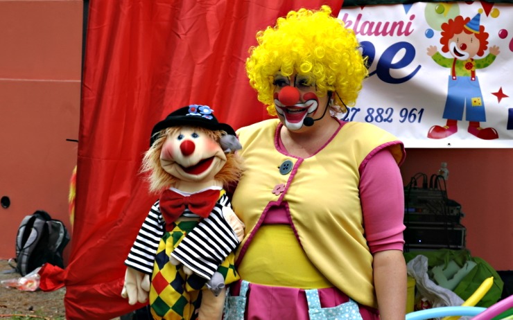 O zábavu se postarají klauni Pepe a Pipi. Foto: Rodinné centrum Rozmarýn