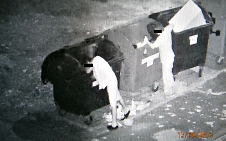 Záběr z městské kamery. Zdroj: Měp Jirkov Záběr z městské kamery. Zdroj: Měp Jirkov