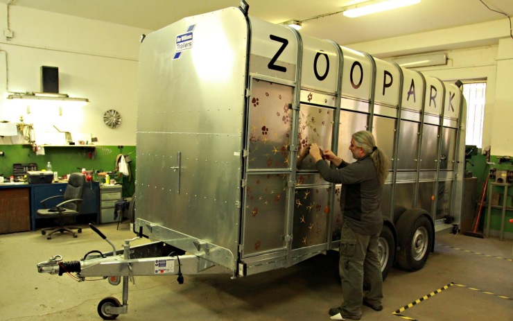 Nový transportní vůz. Foto: Martin Šopf Nový transportní vůz. Foto: Martin Šopf