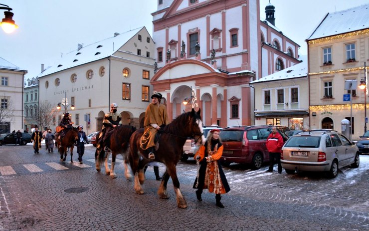 Loňská jízda Tří králů. Zdroj: město Chomutov