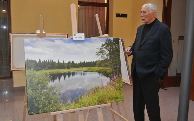 Výstava fotografií z Krušných hor v Poslanecké sněmovně Parlamentu ČR. Foto: Destinační agentura Krušné hory