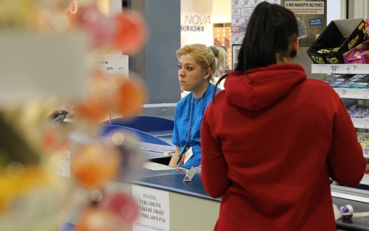 Prodejna Albert. Foto: Ministerstvo práce a sociálních věcí