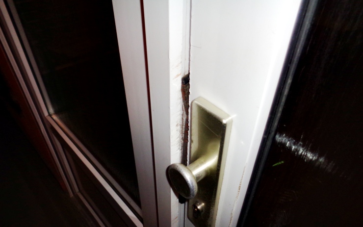 Incident na Kamenné: Mladý muž rozbil čtvery dveře