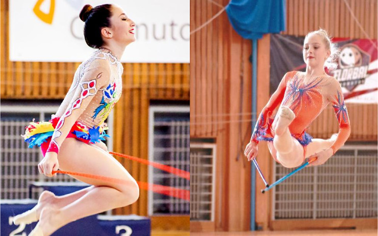 Gymnastky z Chomutova vybojovaly na Mistrovství ČR stříbro a bronz