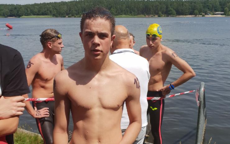 Jakub Štemberk na mistrovství Evropy juniorů doplaval jednadvacátý