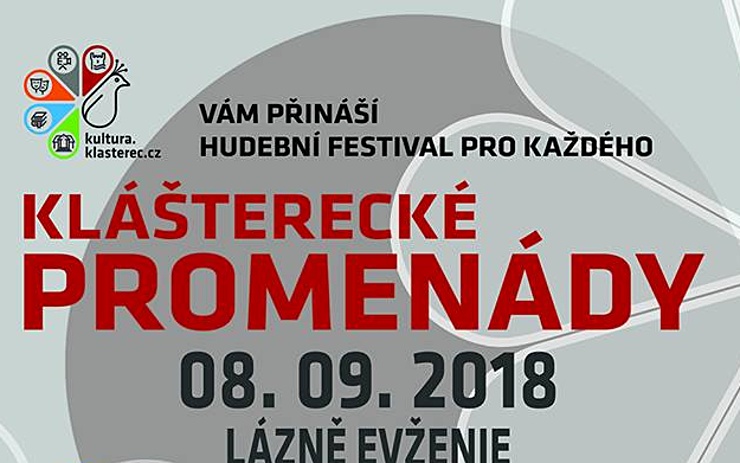 Hudební festival pro každého. Na Kláštereckých promenádách zahraje Mňága a Žďorp, Cocotte Minute nebo Michal Hrůza