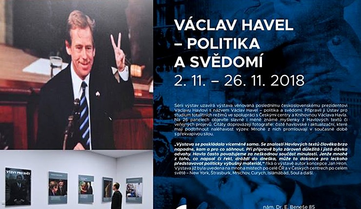 Václav Havel, politika a svědomí. V galerii Kryt bude k vidění výstava, která putovala po celém světě