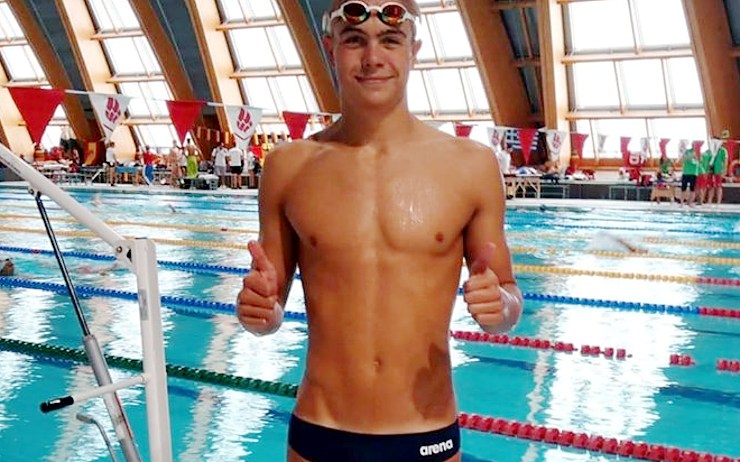 Skvělá forma. Jakub Štemberk plaval na mistrovství Evropy semifinále