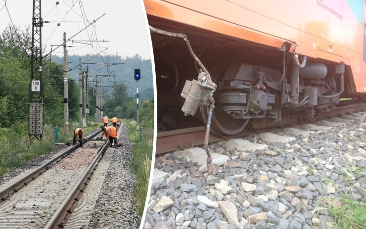 Zničené koleje po nehodě a výluka za Žihlí! Cestování vlakem z Mostu na Plzeň je teď horor