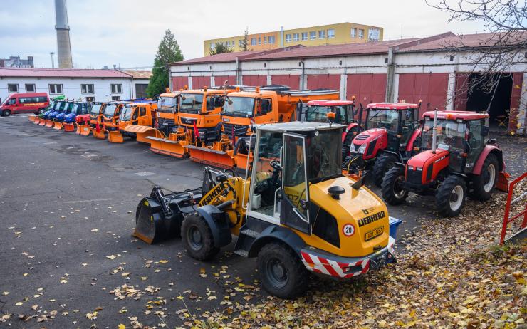 Zima v Chomutově může začít, technické služby hlásí připraveno