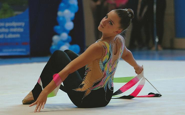 Chomutovská gymnastka Štěpánka Milerová přivezla z pohárových závodů v Ústí bronz