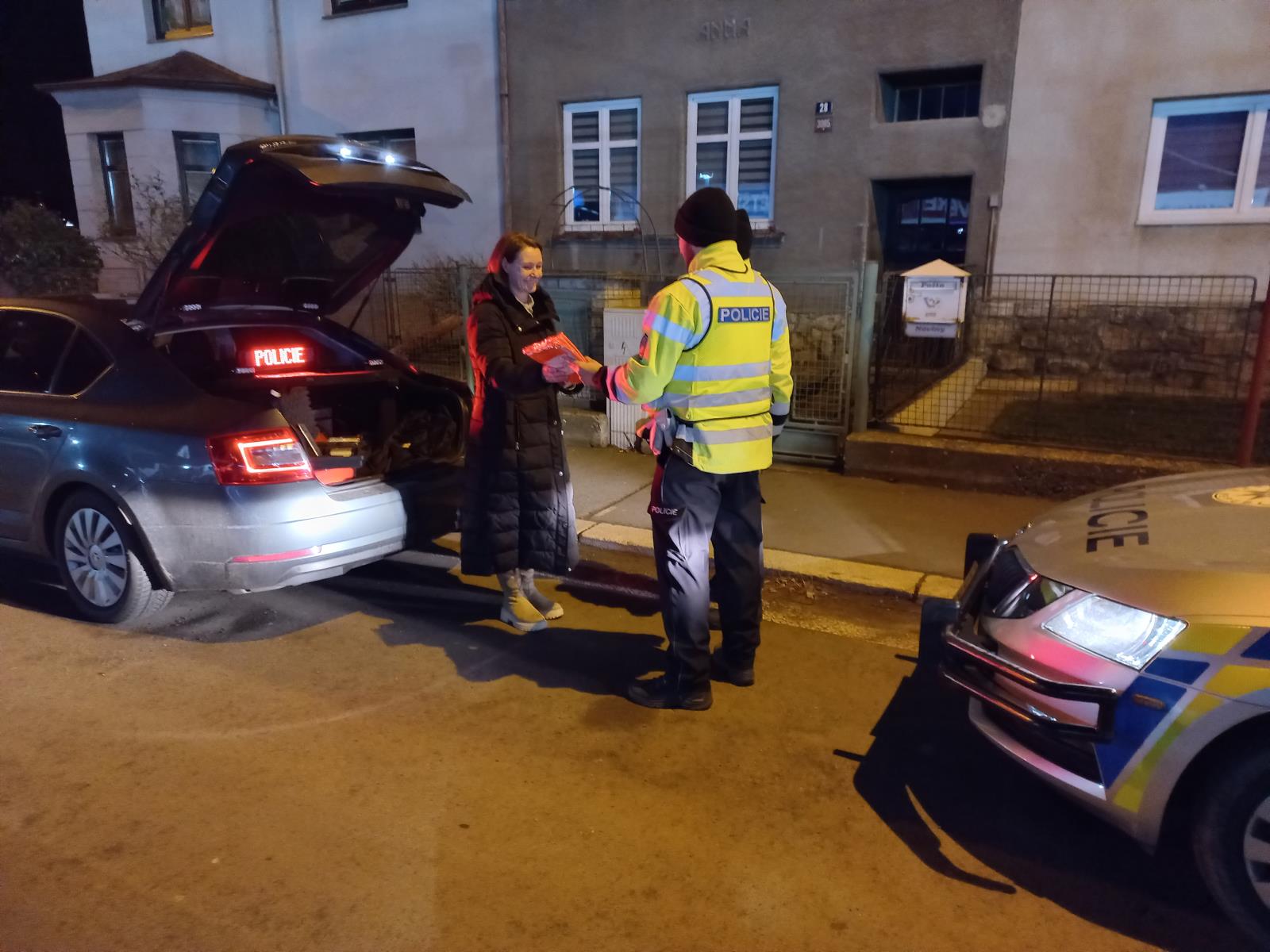 Takto by to mělo být vždy. Všichni kontrolovaní řidiči prošli na jedničku