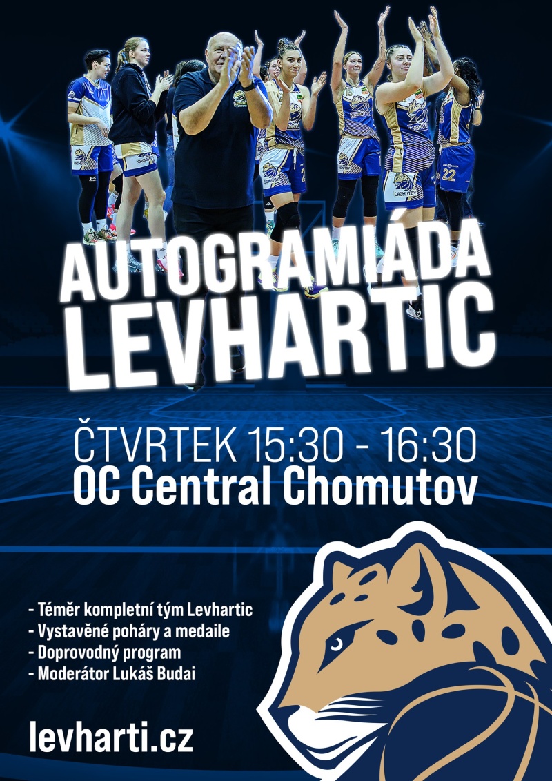 autogramiáda levhartice