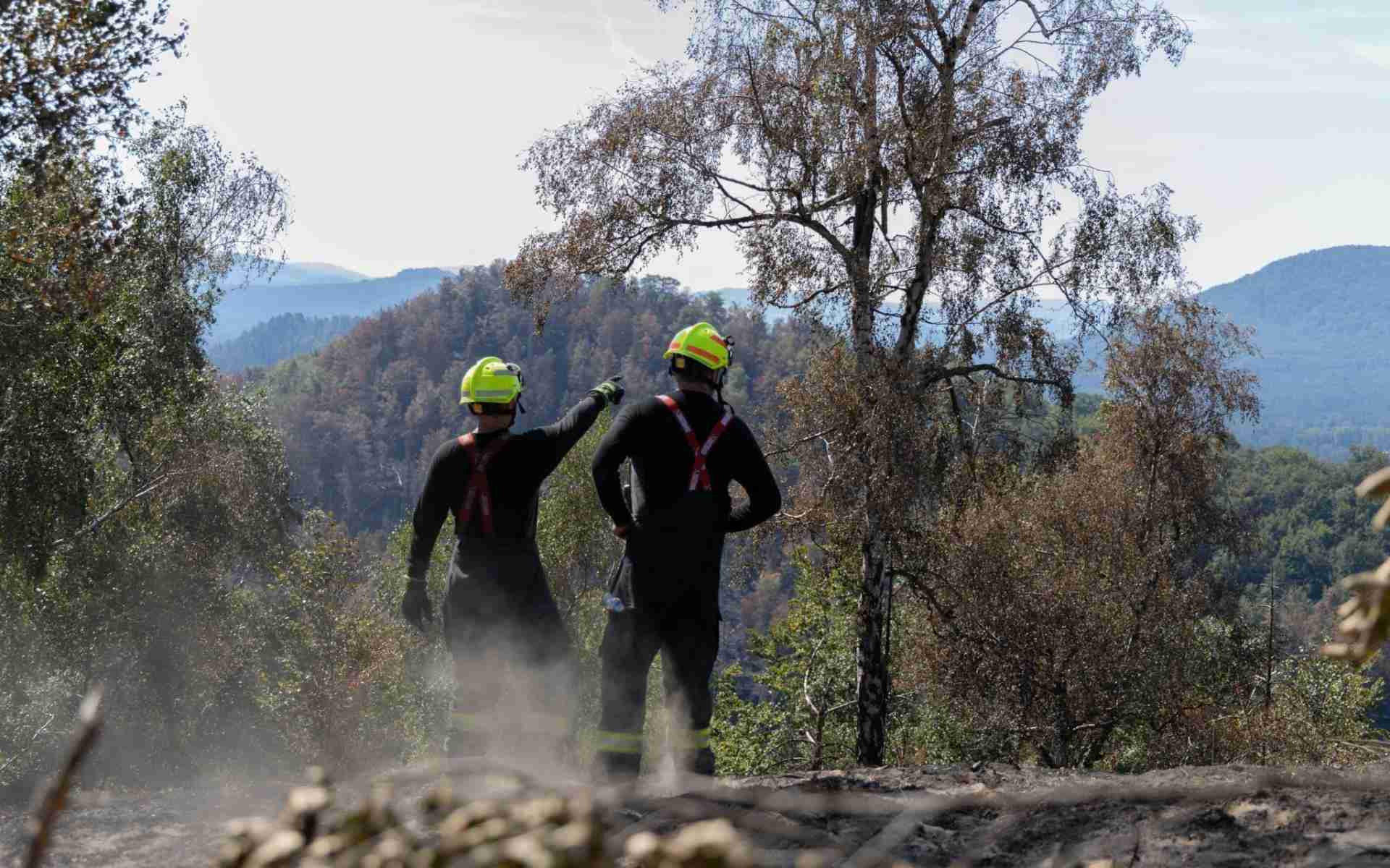 Kriminalisté změnili právní kvalifikaci případu požáru ve Hřensku. Našli nejpravděpodobnější místo, kde začalo hořet
