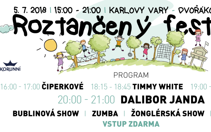 Roztančený festival zve celé rodiny. Vystoupí Verona i Dalibor Janda