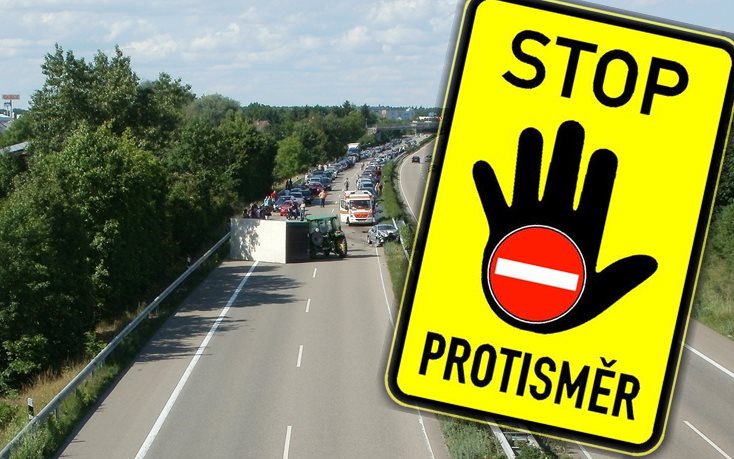 Nová značka STOP-PROTISMĚR se objeví i na karlovarské D6