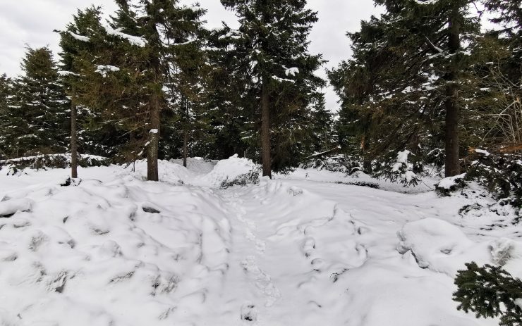 FOTO DNE: Tady se zima ještě nevzdala! V Krušných horách leží i desítky centimetrů sněhu