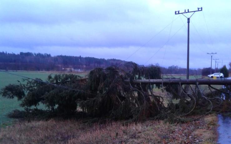 Vichřice dál zuří, energetici vyhlásili v Karlovarském kraji kalamitní stav! 