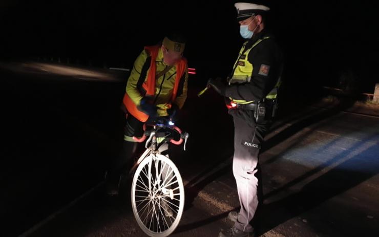 Buďte vidět! Policisté se tentokrát zaměřili na nejzranitelnější účastníky silničního provozu 