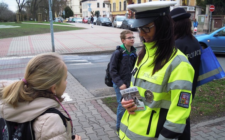 Akce Zebra se za tebe nerozhlédne. Zdroj: Policie ČR - UO Litoměřice