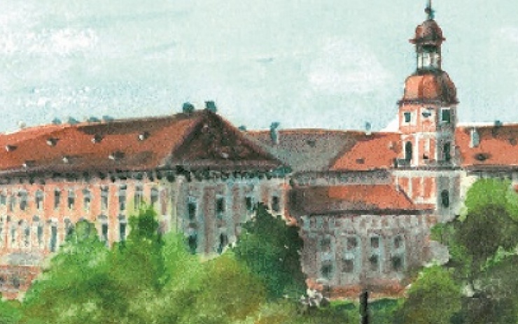 Roudnice nad Labem. Historická pohlednice