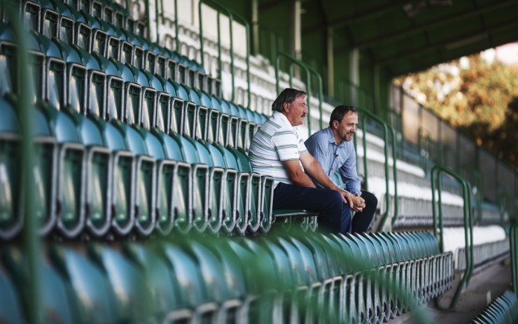 Antonín Panenka a Leo Steiner. Foto: archiv hnutí