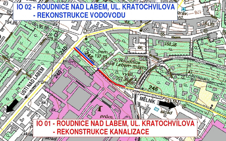 V Kratochvílově ulici byla zahájena rekonstrukce vodovodu a kanalizace, hotovo má být koncem srpna