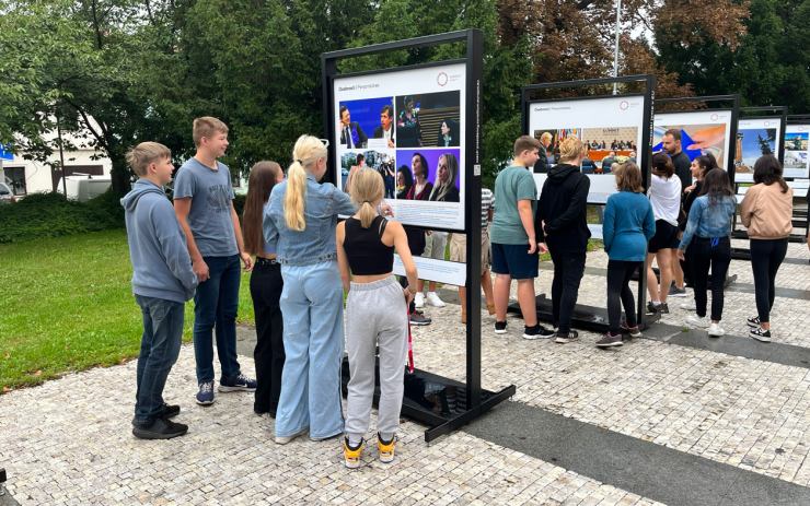 V Litoměřicích je k vidění unikátní výstava mapující klíčové momenty Česka v Evropské unii