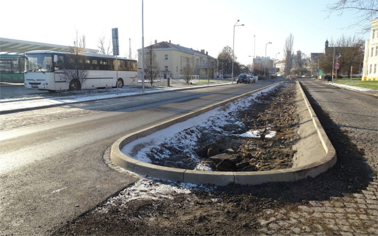 Začíná druhá etapa oprav ulice Marie Pomocné u autobusového nádraží