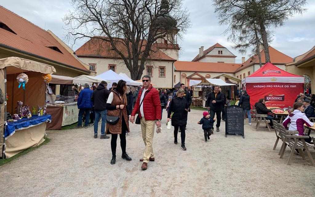 FOTO: Na zámku Nový Hrad v Jimlíně se slavily Velikonoce