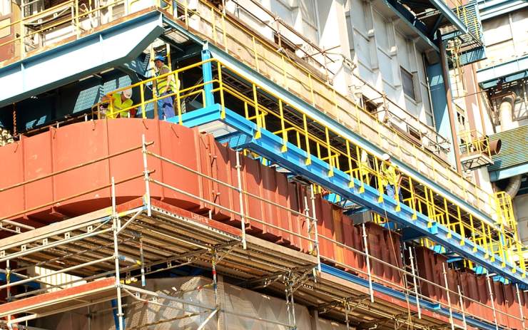 Práce v Elektrárně Počerady. Foto: Ota Schnepp