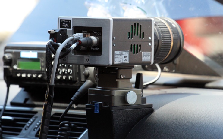 Policejní radar. Ilustrační foto: Jan Vraný