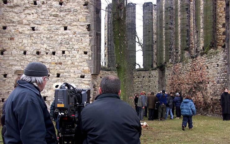 Nedostavěný chrám v Panenském Týnci díky tajemné atmosféře láká i filmaře. Foto: Oldřich Hájek