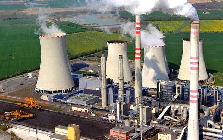 Celkový pohled na PPC Počerady a část uhelné elektrárny Počerady. Foto: ČEZ