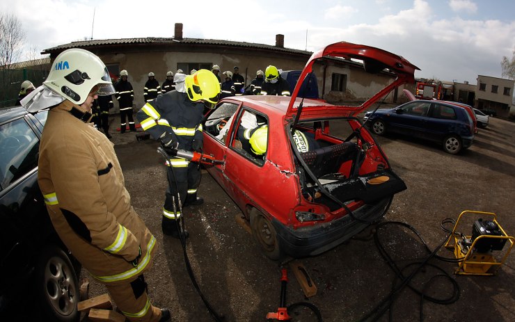 Výcvik jednotek dobrovolných hasičů. Foto: Michal Hrdlička / HZS Ústeckého kraje