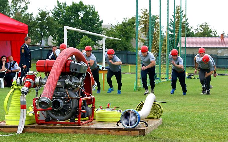 Soutěž v požárním sportu v Podbořanech. Foto: HZS ÚK